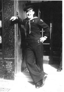 Jim Fudge in Southhampton, UK during WWII.