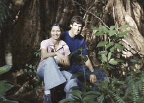 Debby Halliday and her husband, Donald.